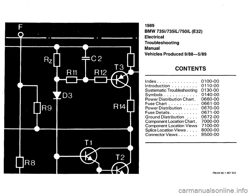 BMW 735il 1989 E32 Electrical Troubleshooting Manual 