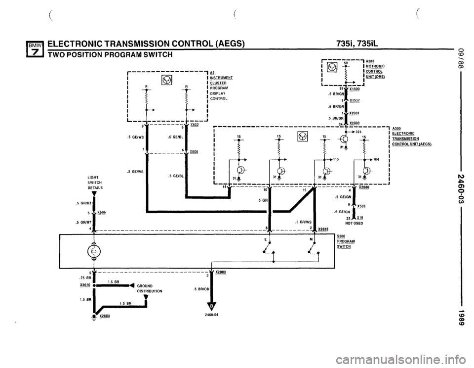 BMW 735il 1989 E32 Electrical Troubleshooting Manual BMW 735il 1989 E32 Electrical Troubleshooting Manual