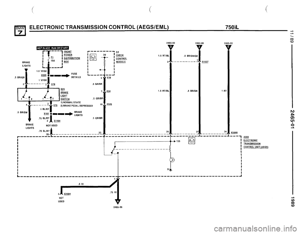 BMW 735il 1989 E32 Electrical Troubleshooting Manual BMW 735il 1989 E32 Electrical Troubleshooting Manual