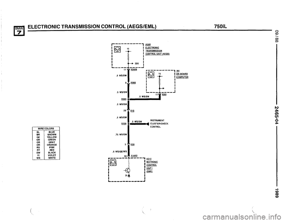 BMW 735il 1989 E32 Electrical Troubleshooting Manual BMW 735il 1989 E32 Electrical Troubleshooting Manual