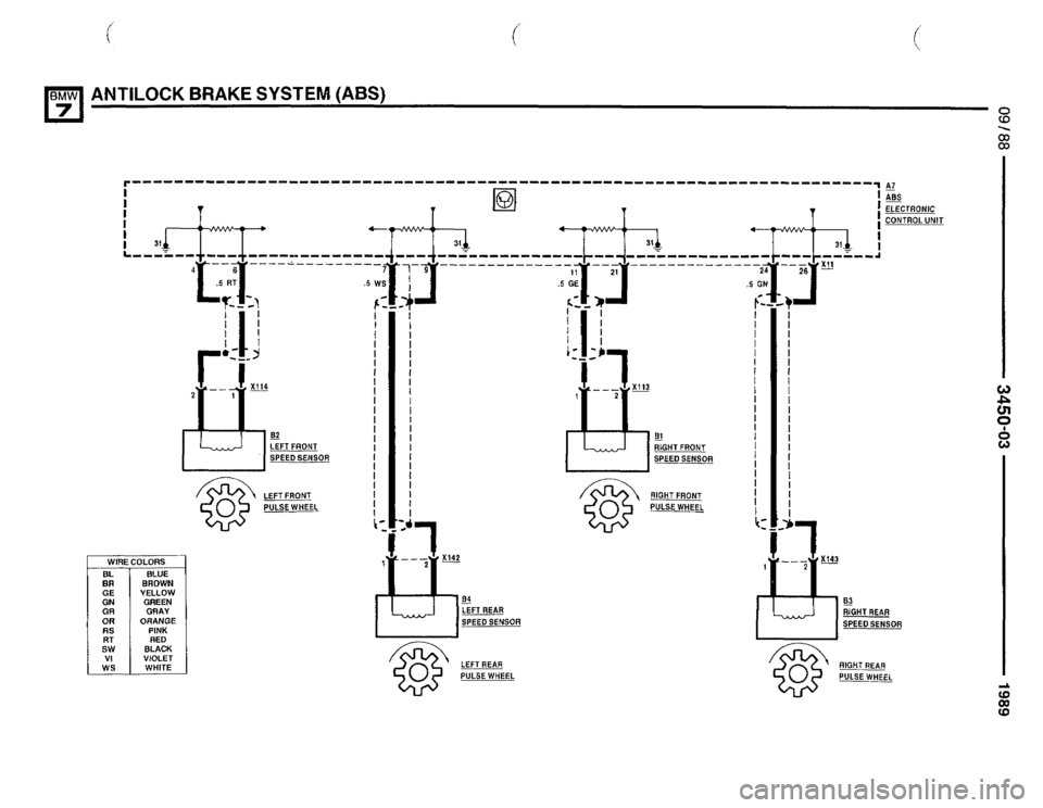 BMW 735il 1989 E32 Electrical Troubleshooting Manual BMW 735il 1989 E32 Electrical Troubleshooting Manual