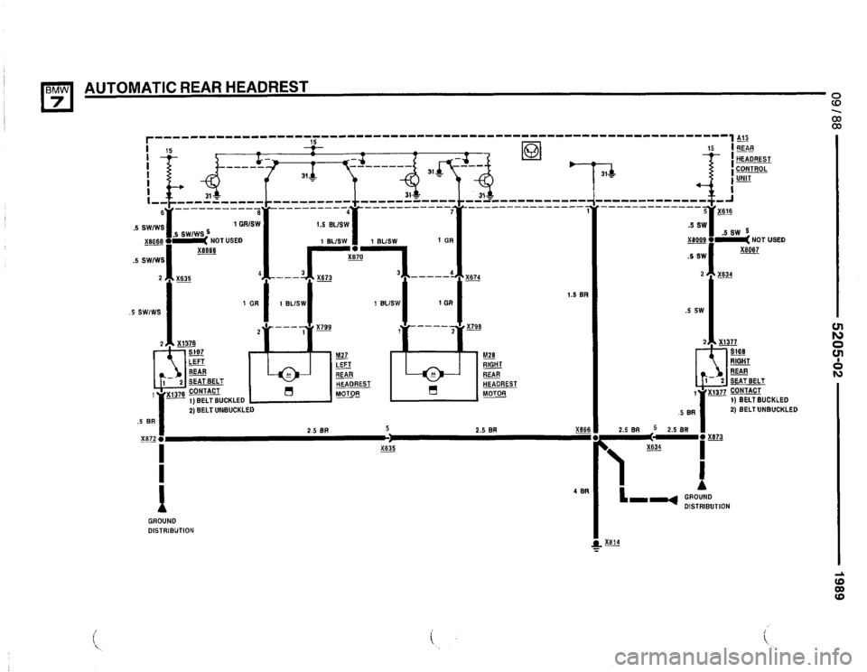 BMW 735il 1989 E32 Electrical Troubleshooting Manual BMW 735il 1989 E32 Electrical Troubleshooting Manual