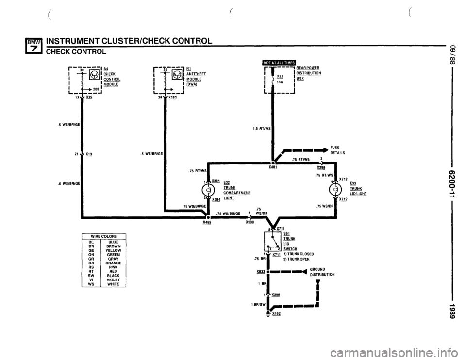 BMW 735il 1989 E32 Electrical Troubleshooting Manual BMW 735il 1989 E32 Electrical Troubleshooting Manual