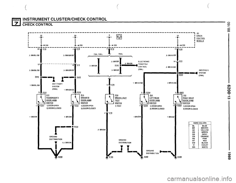 BMW 735il 1989 E32 Electrical Troubleshooting Manual BMW 735il 1989 E32 Electrical Troubleshooting Manual