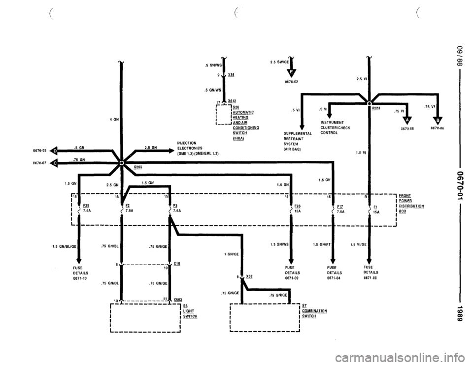 BMW 750il 1989 E32 Electrical Troubleshooting Manual 