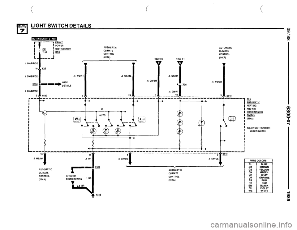 BMW 735i 1989 E32 Electrical Troubleshooting Manual BMW 735i 1989 E32 Electrical Troubleshooting Manual
