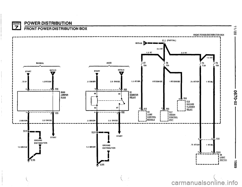 BMW 750il 1989 E32 Electrical Troubleshooting Manual 