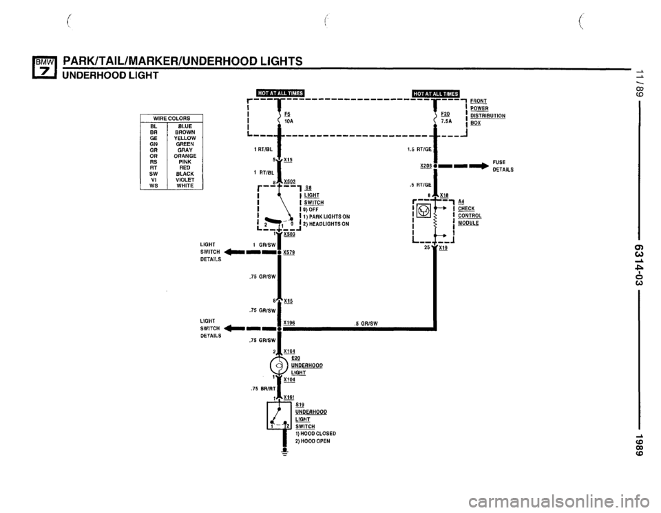 BMW 735il 1989 E32 Electrical Troubleshooting Manual BMW 735il 1989 E32 Electrical Troubleshooting Manual