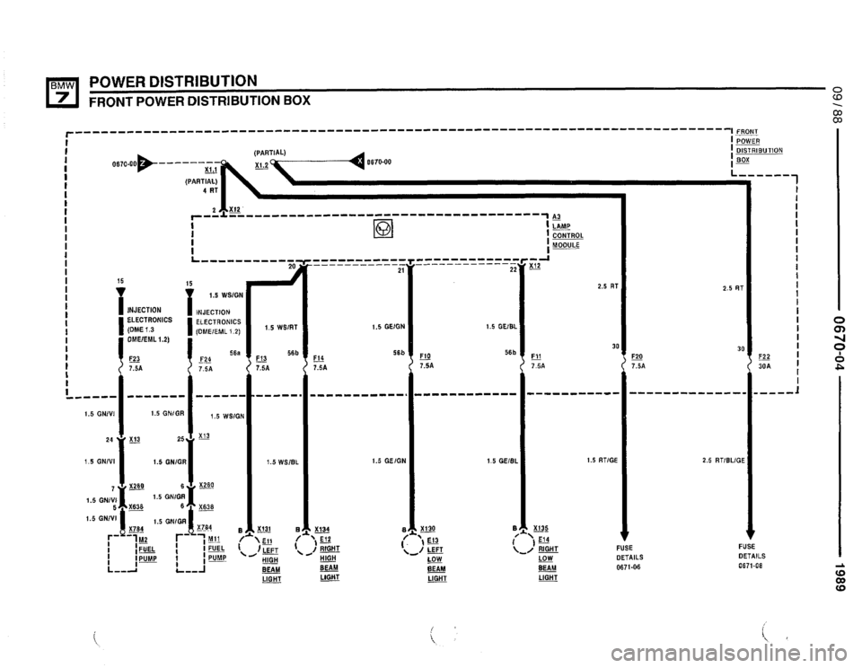 BMW 750il 1989 E32 Electrical Troubleshooting Manual 