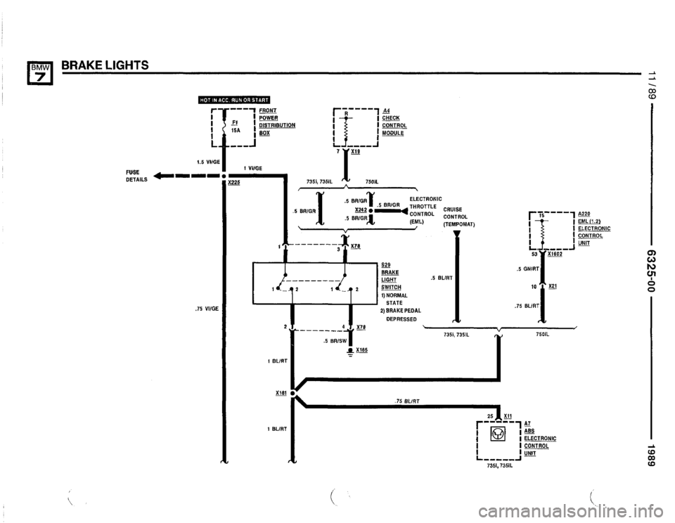 BMW 735il 1989 E32 Electrical Troubleshooting Manual BMW 735il 1989 E32 Electrical Troubleshooting Manual