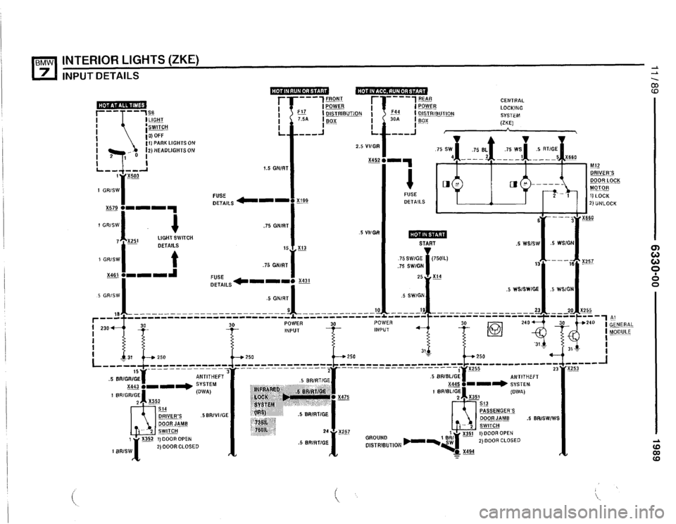 BMW 735il 1989 E32 Electrical Troubleshooting Manual BMW 735il 1989 E32 Electrical Troubleshooting Manual