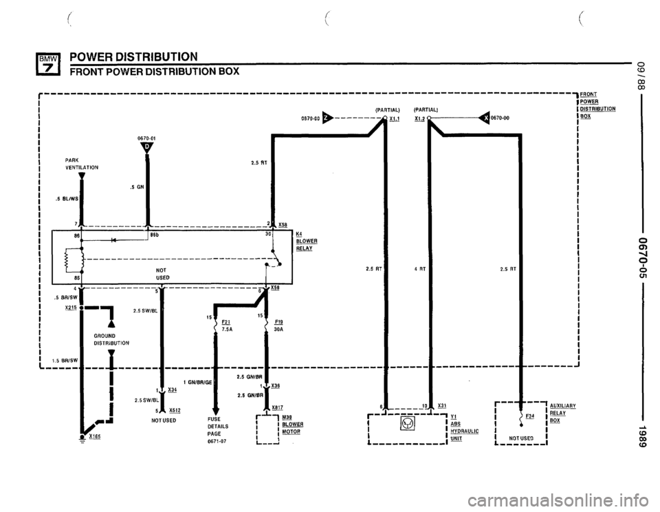 BMW 750il 1989 E32 Electrical Troubleshooting Manual 