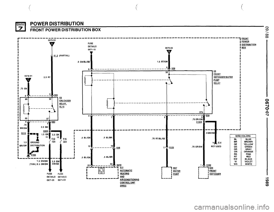 BMW 735il 1989 E32 Electrical Troubleshooting Manual 