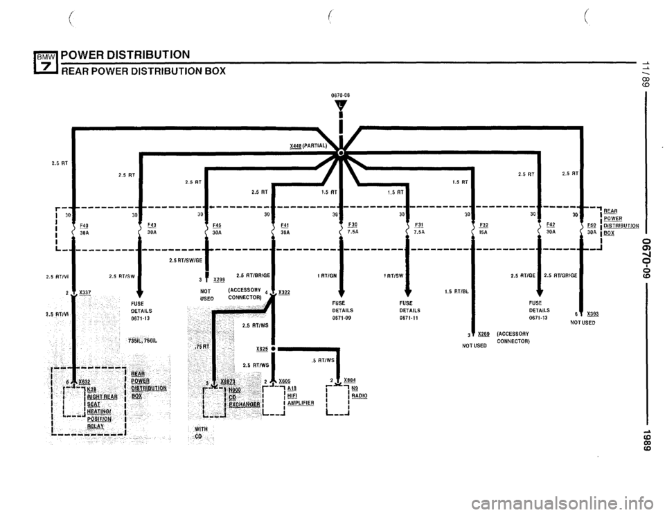 BMW 735il 1989 E32 Electrical Troubleshooting Manual 