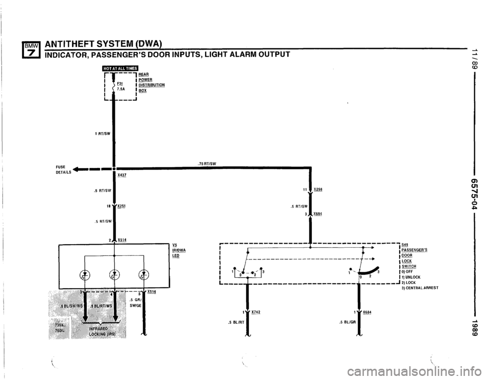 BMW 735il 1989 E32 Electrical Troubleshooting Manual BMW 735il 1989 E32 Electrical Troubleshooting Manual