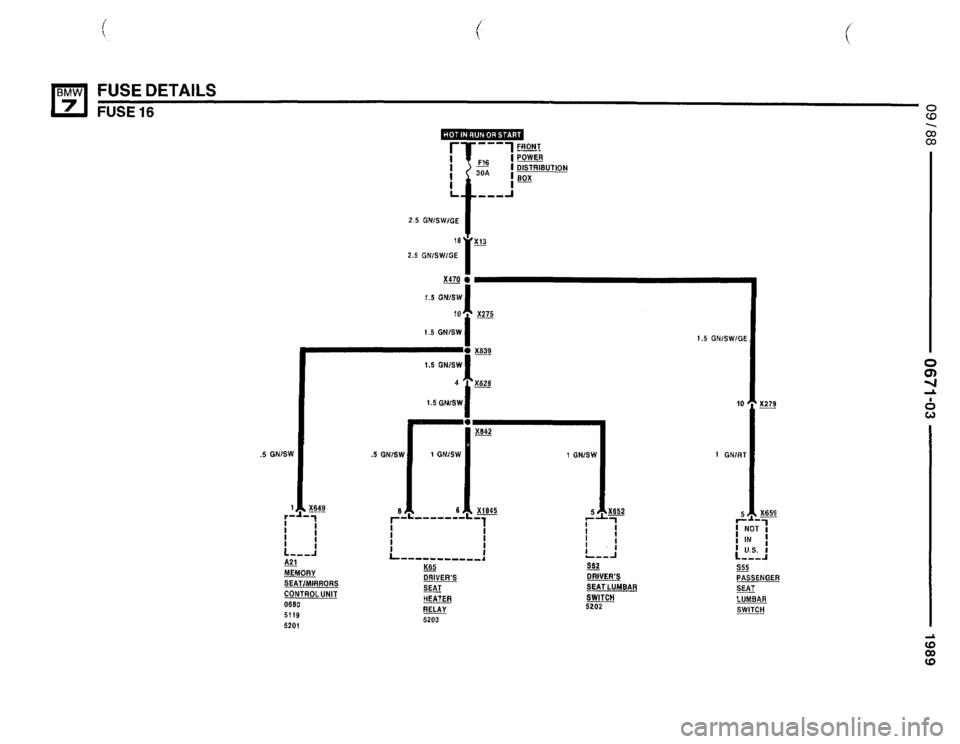 BMW 735il 1989 E32 Electrical Troubleshooting Manual 