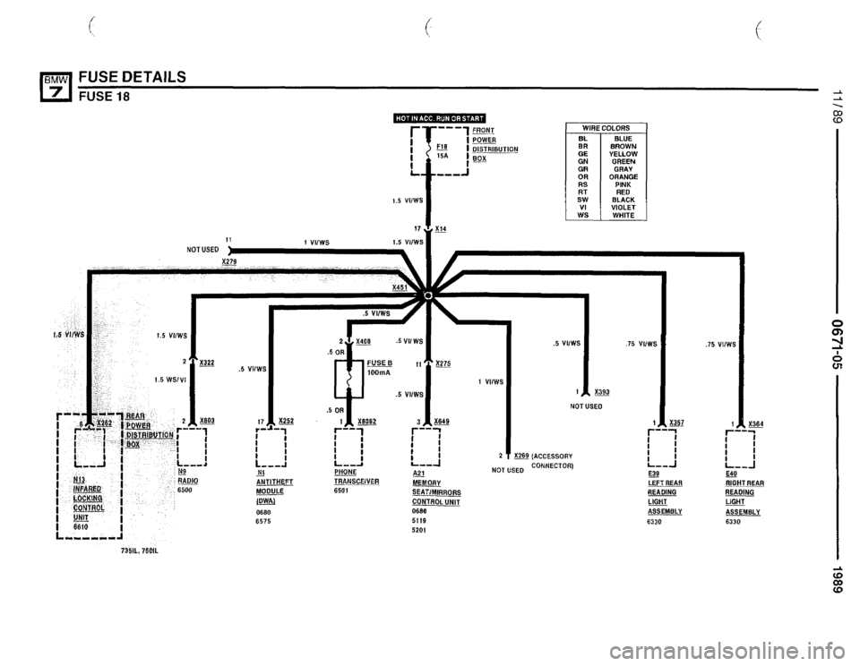 BMW 735il 1989 E32 Electrical Troubleshooting Manual 