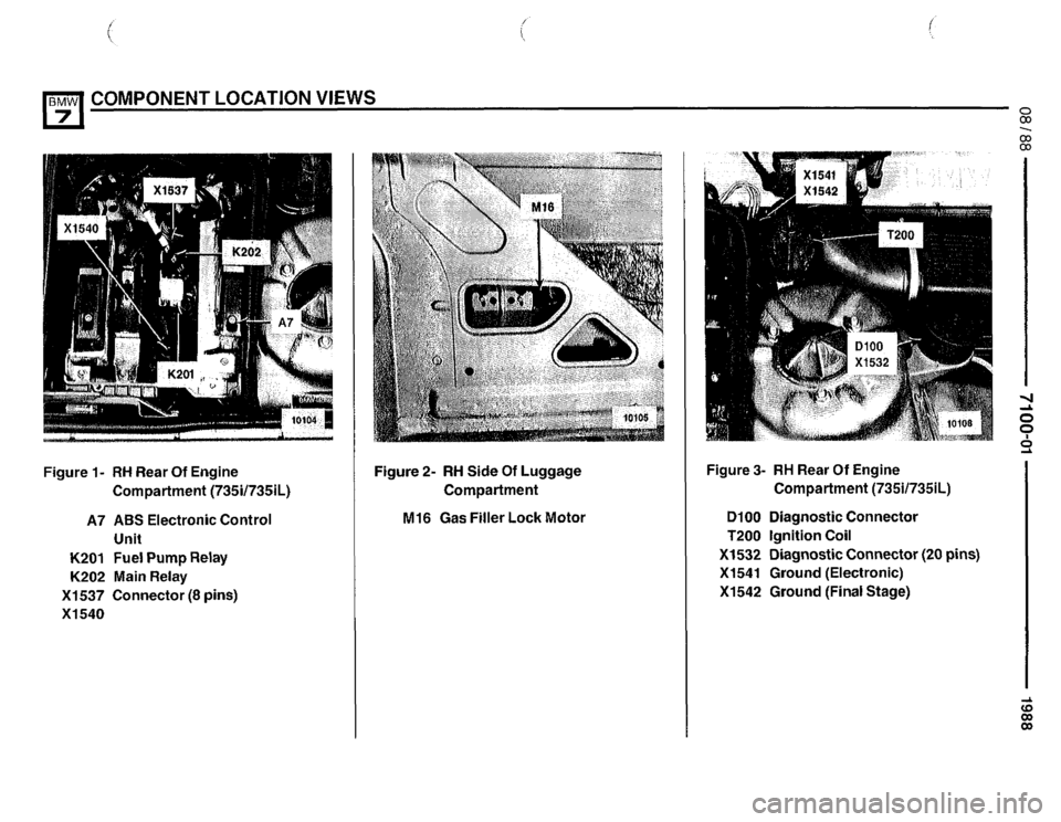 BMW 735il 1989 E32 Electrical Troubleshooting Manual 