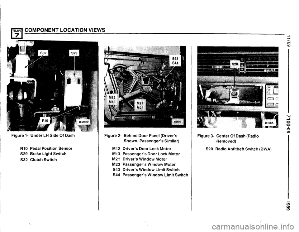 BMW 735il 1989 E32 Electrical Troubleshooting Manual 