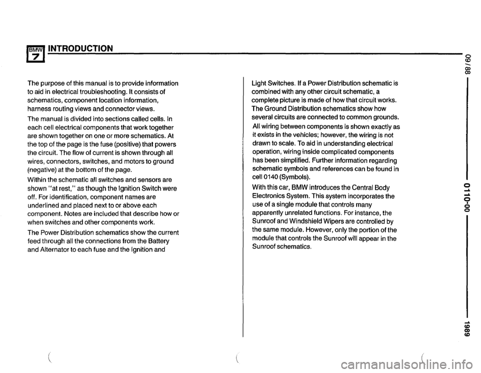 BMW 750il 1989 E32 Electrical Troubleshooting Manual 