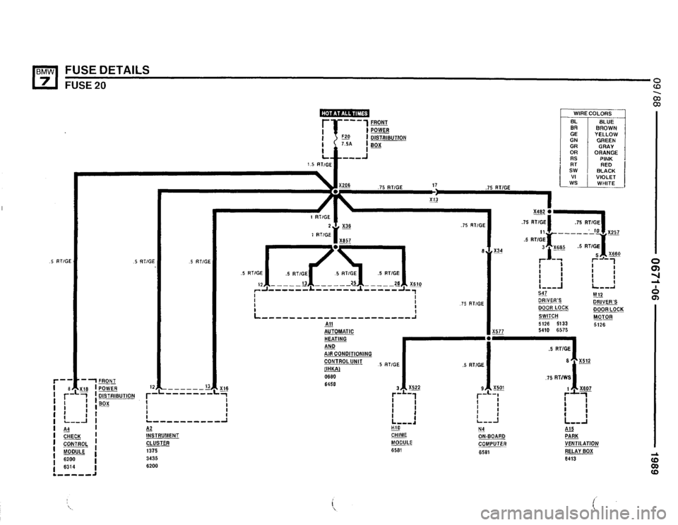 BMW 750il 1989 E32 Electrical Troubleshooting Manual 