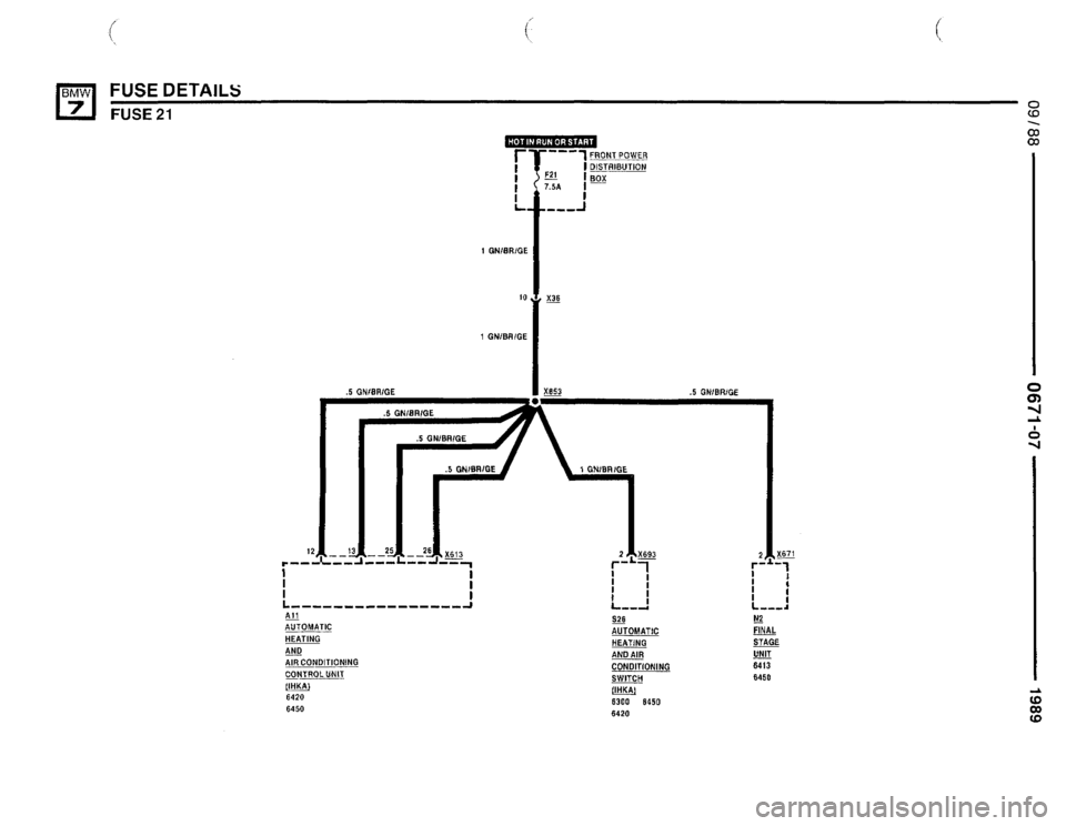BMW 750il 1989 E32 Electrical Troubleshooting Manual 