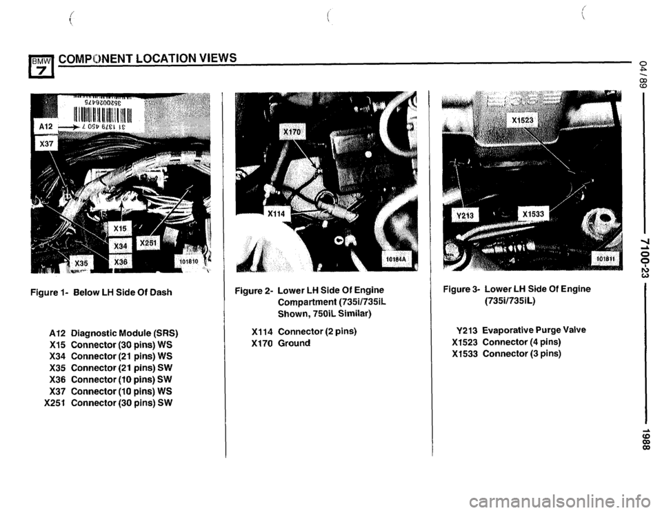 BMW 735il 1989 E32 Electrical Troubleshooting Manual 