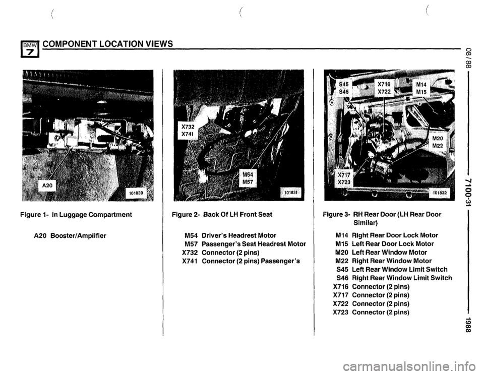 BMW 735il 1989 E32 Electrical Troubleshooting Manual 