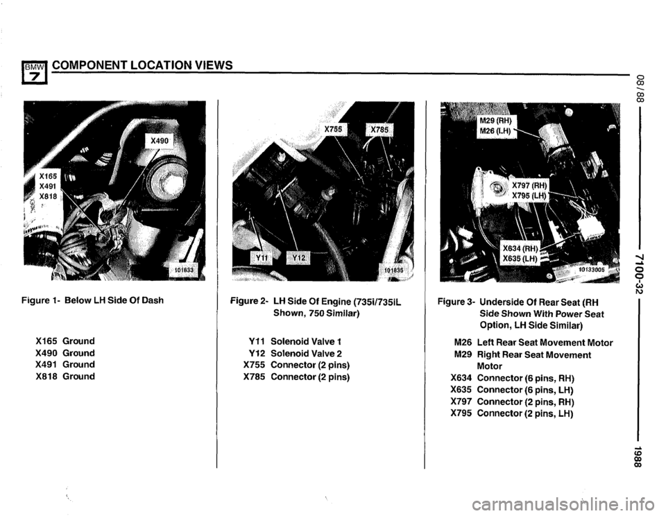 BMW 735il 1989 E32 Electrical Troubleshooting Manual 
