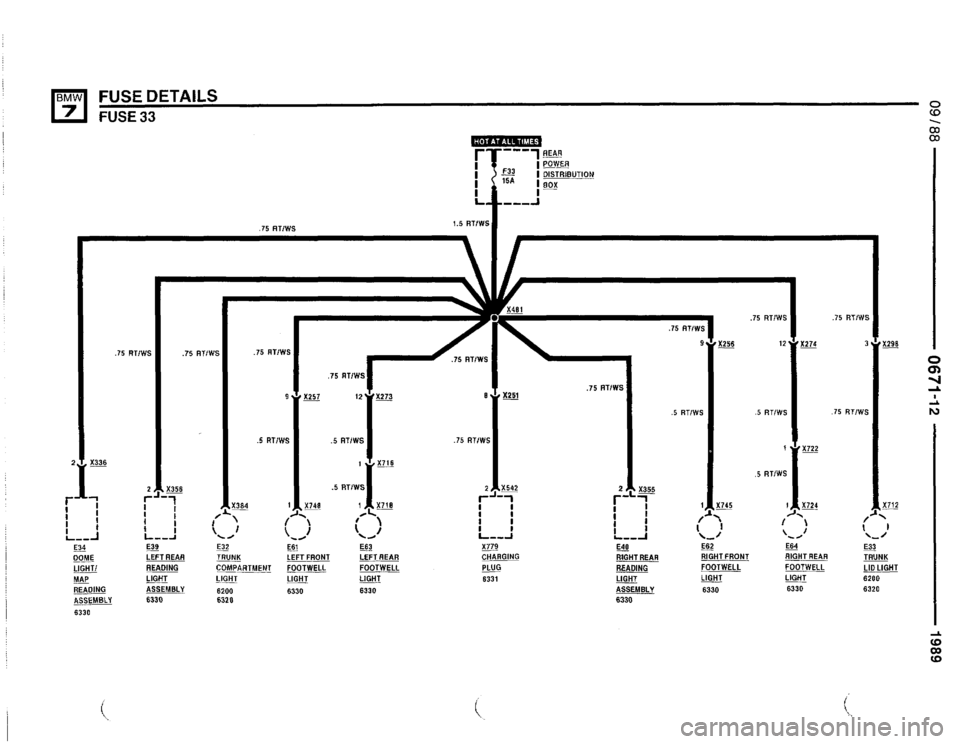 BMW 750il 1989 E32 Electrical Troubleshooting Manual 