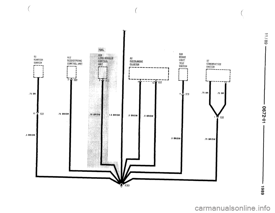 BMW 750il 1989 E32 Electrical Troubleshooting Manual 