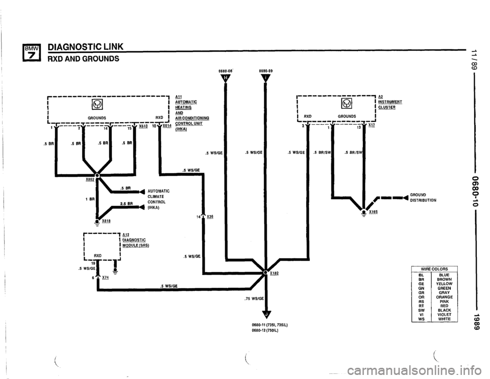 BMW 735il 1989 E32 Electrical Troubleshooting Manual BMW 735il 1989 E32 Electrical Troubleshooting Manual