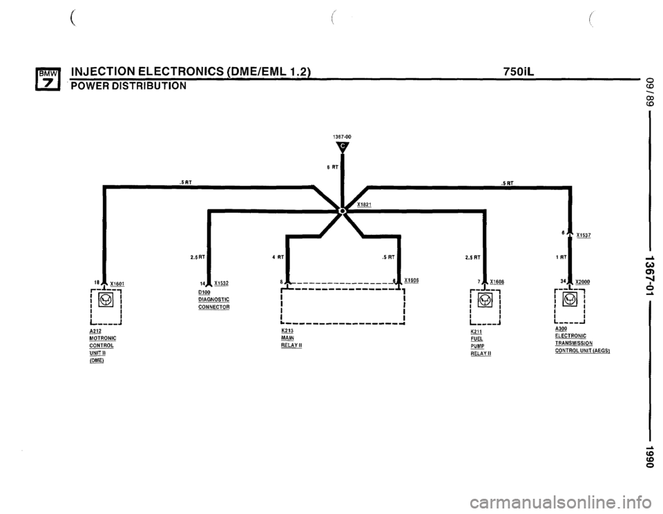 BMW 735i 1990 E32 Electrical Troubleshooting Manual 