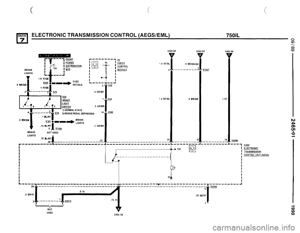 BMW 735i 1990 E32 Electrical Troubleshooting Manual BMW 735i 1990 E32 Electrical Troubleshooting Manual