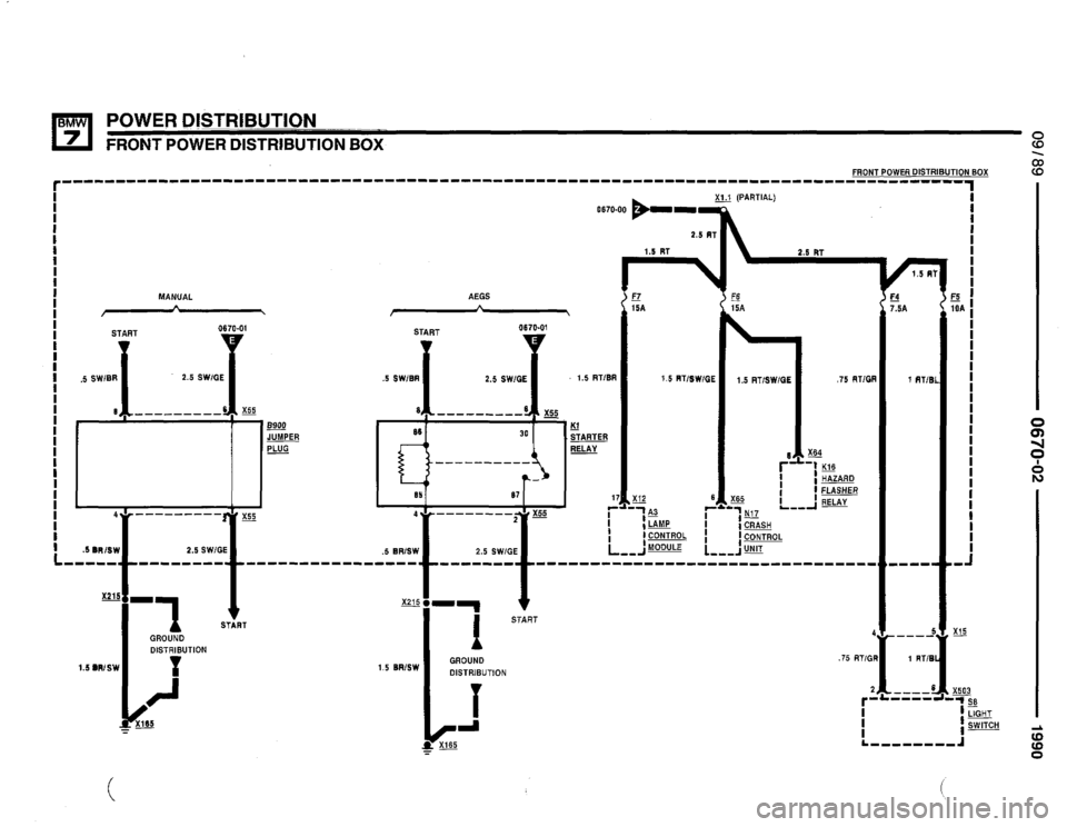 BMW 735i 1990 E32 Electrical Troubleshooting Manual 
