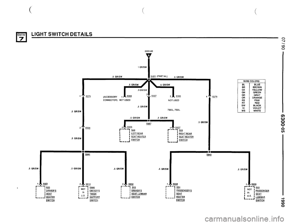 BMW 735i 1990 E32 Electrical Troubleshooting Manual BMW 735i 1990 E32 Electrical Troubleshooting Manual