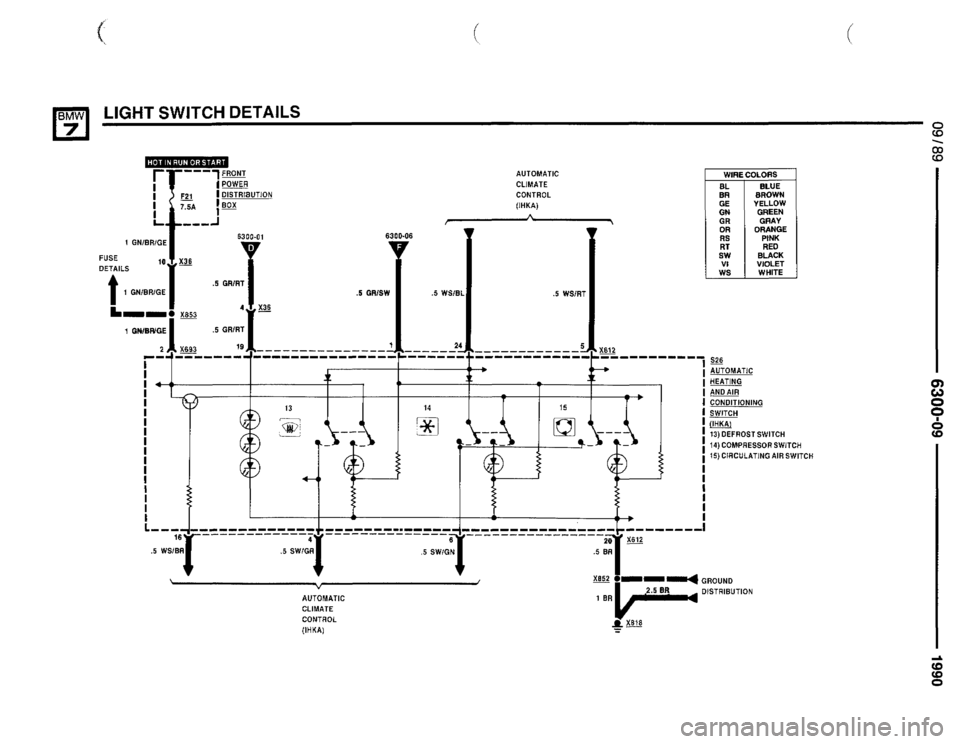 BMW 735i 1990 E32 Electrical Troubleshooting Manual BMW 735i 1990 E32 Electrical Troubleshooting Manual