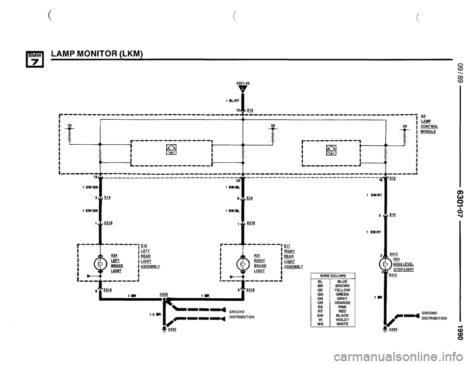 BMW 735i 1990 E32 Electrical Troubleshooting Manual BMW 735i 1990 E32 Electrical Troubleshooting Manual