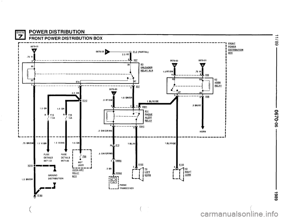 BMW 735i 1990 E32 Electrical Troubleshooting Manual 