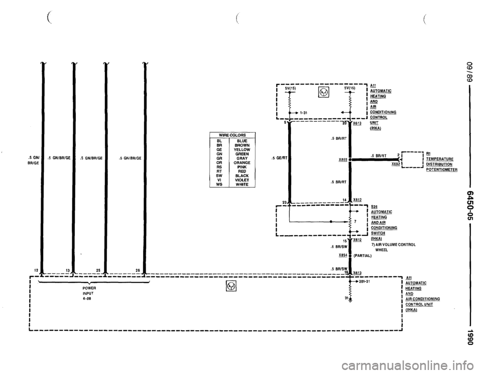 BMW 735i 1990 E32 Electrical Troubleshooting Manual 