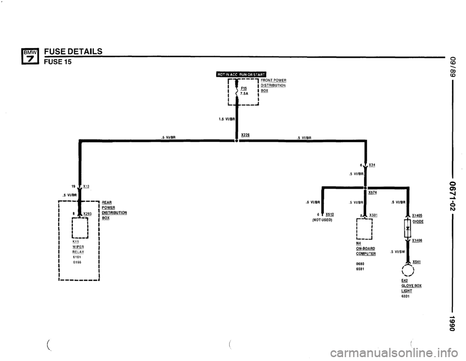 BMW 735i 1990 E32 Electrical Troubleshooting Manual 