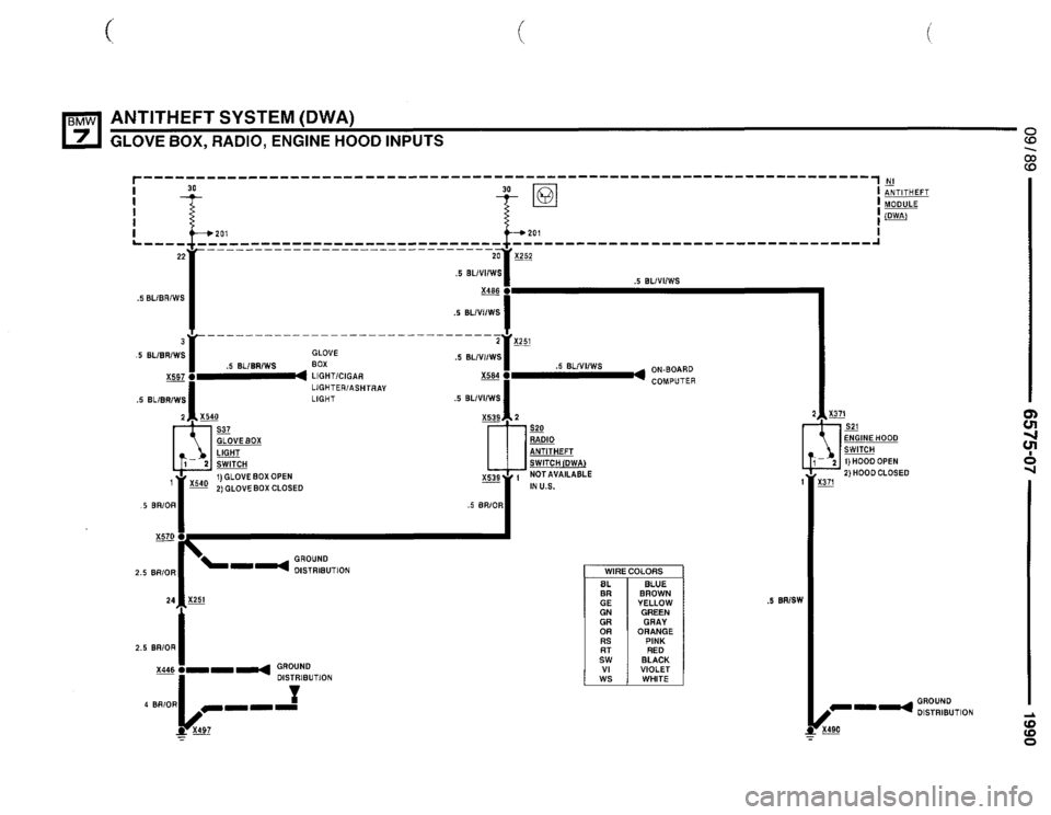BMW 735i 1990 E32 Electrical Troubleshooting Manual BMW 735i 1990 E32 Electrical Troubleshooting Manual