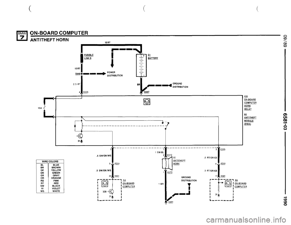 BMW 735i 1990 E32 Electrical Troubleshooting Manual BMW 735i 1990 E32 Electrical Troubleshooting Manual