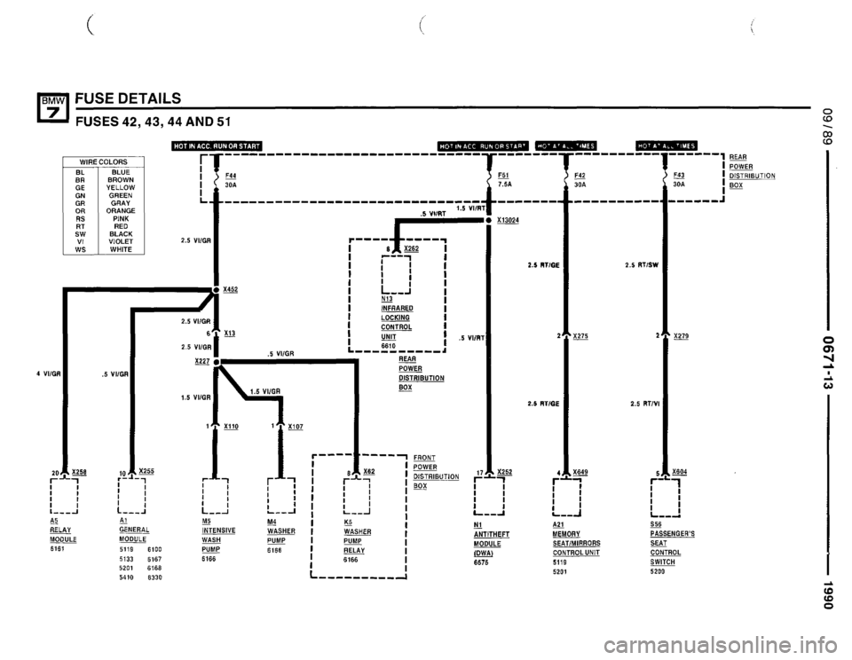 BMW 735i 1990 E32 Electrical Troubleshooting Manual 