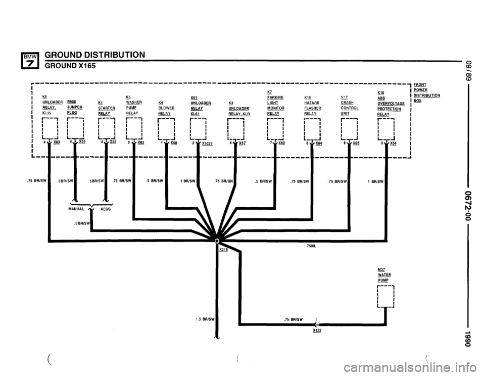 BMW 735i 1990 E32 Electrical Troubleshooting Manual 