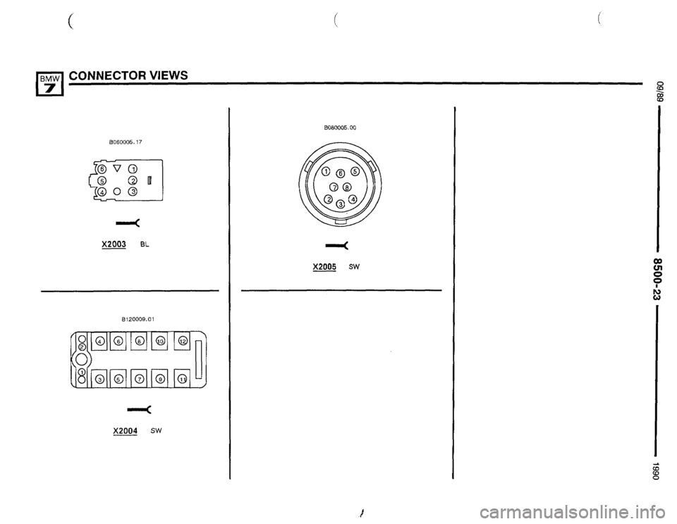 BMW 735i 1990 E32 Electrical Troubleshooting Manual 