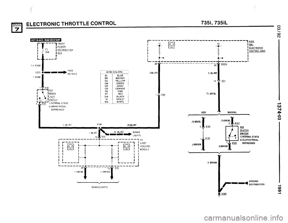 BMW 735il 1991 E32 Electrical Troubleshooting Manual BMW 735il 1991 E32 Electrical Troubleshooting Manual