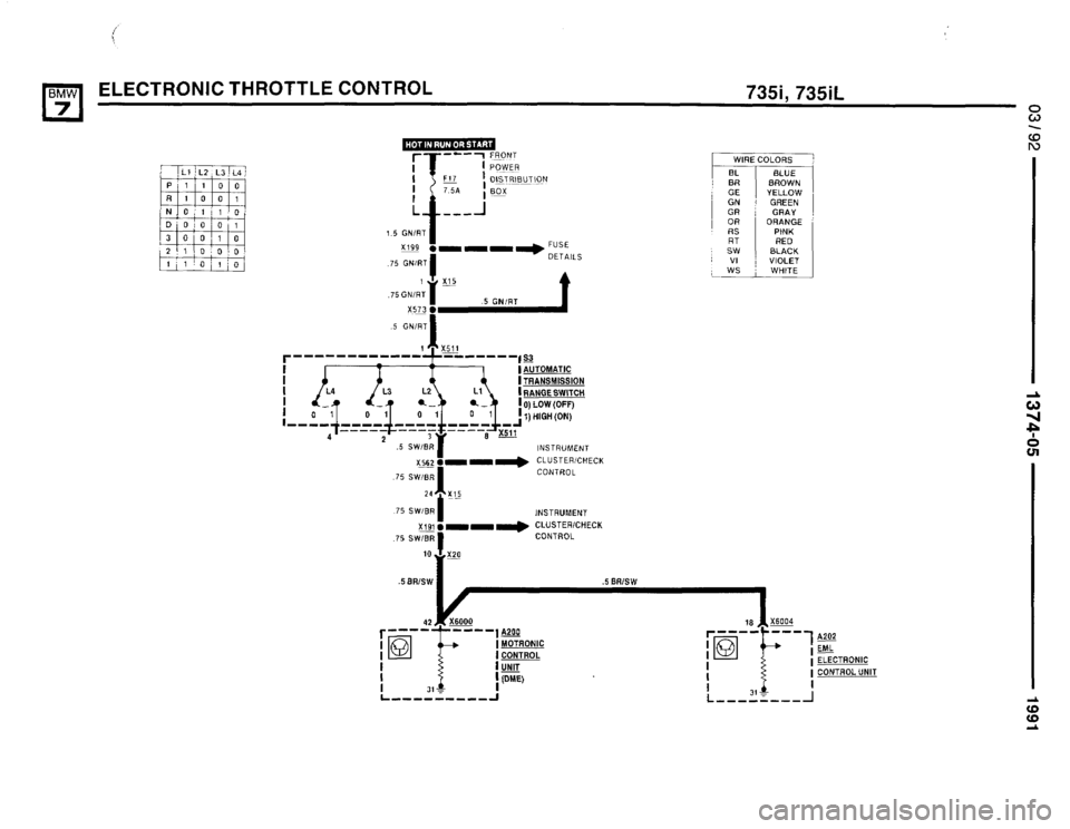 BMW 735i 1991 E32 Electrical Troubleshooting Manual BMW 735i 1991 E32 Electrical Troubleshooting Manual