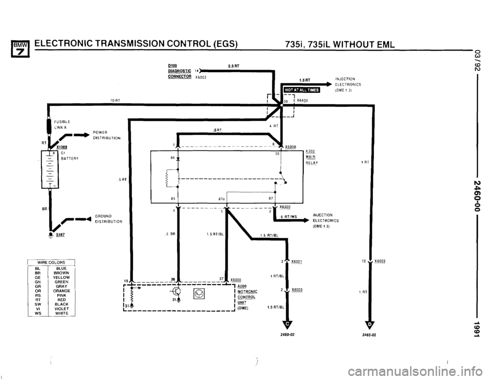 BMW 735i 1991 E32 Electrical Troubleshooting Manual BMW 735i 1991 E32 Electrical Troubleshooting Manual