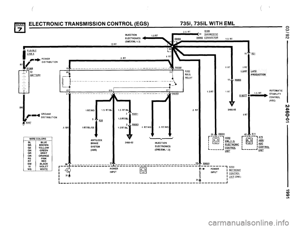 BMW 735i 1991 E32 Electrical Troubleshooting Manual BMW 735i 1991 E32 Electrical Troubleshooting Manual